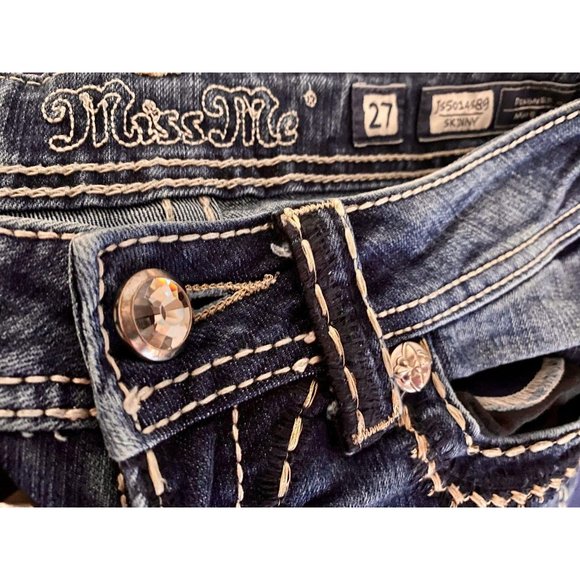 Miss Me Signature Cropped Skinny Jeans JS 5014589 - Picture 8 of 8